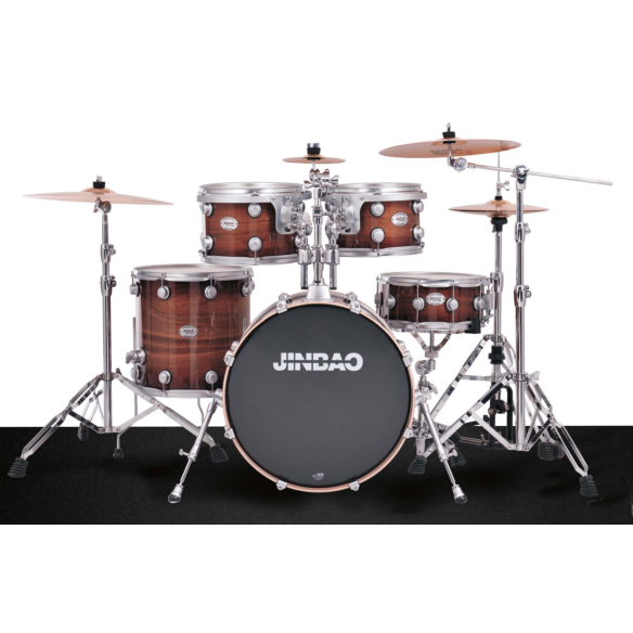 Jinbao MASTER0053 Batería Lacada Bombo de 22" Nogal