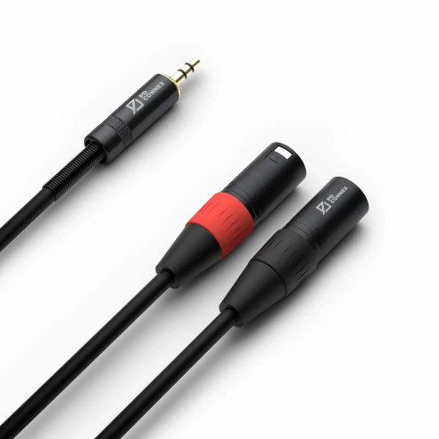CX70-6 Cable 2x XLR Macho - 3.5mm Estereo 6.0m