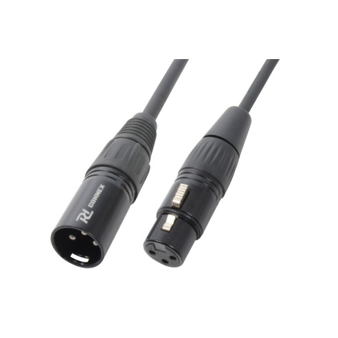 CX35-20 Cable XLR macho/hembra 20m negro