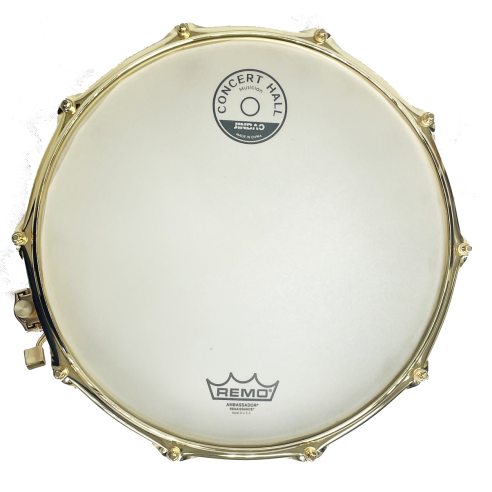 CAJA JINBAO 14" x 6" POP MADERA BLANCO LACADO/DORADO