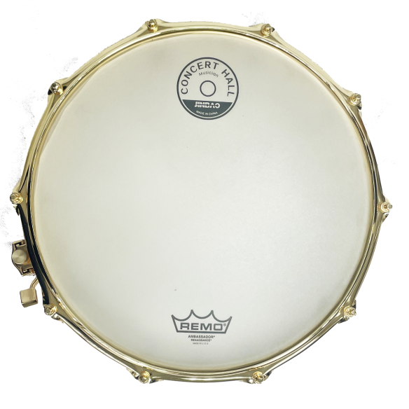 CAJA JINBAO 14" x 6" POP MADERA BLANCO LACADO/DORADO