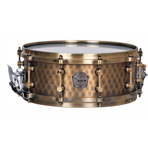 CAJA JINBAO 14" x 6.5" BRONCE MARTILLEADO