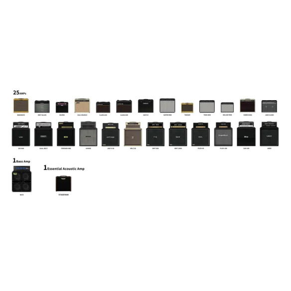 NUX MG-300MKII Pedalera de efectos para Guitarra