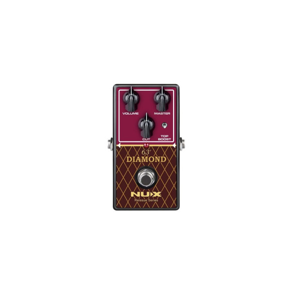 NUX DIAMOND NRO-6 Pedal Overdrive Previo tipo VOX AC-30