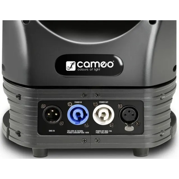 Cameo MOVO BEAM Z 100 Cabeza móvil con anillo LED, giro continuo y zoom