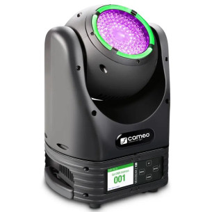 Cameo MOVO BEAM Z 100 Cabeza móvil con anillo LED, giro continuo y zoom