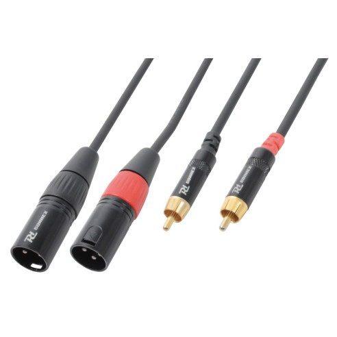 PD Connex CX66-6 Cable 2 x XLR Macho - 2 x RCA Macho 6m