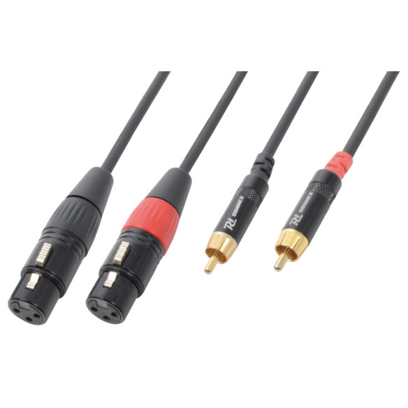PD Connex CX68-1 Cable 2 x XLR Hembra - 2 x RCA Macho 1.5m