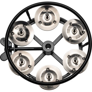THH1BK HIHAT TAMBOURINE, BLACK