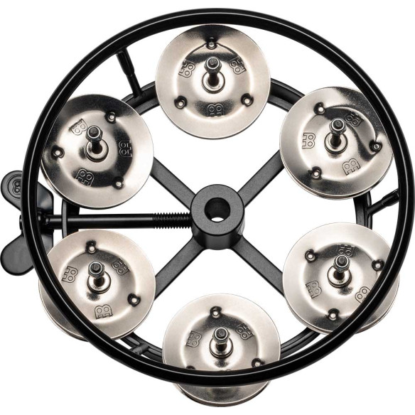 THH1BK HIHAT TAMBOURINE, BLACK