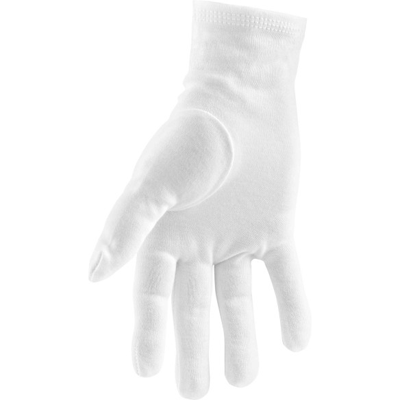 MHS-WH GUANTES ALGODON, BLANCO