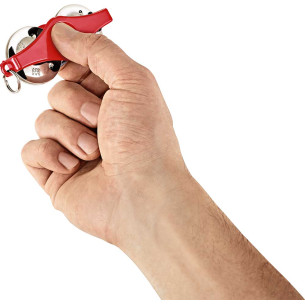 KRT-R KEY RING TAMBOURINE, RED 2