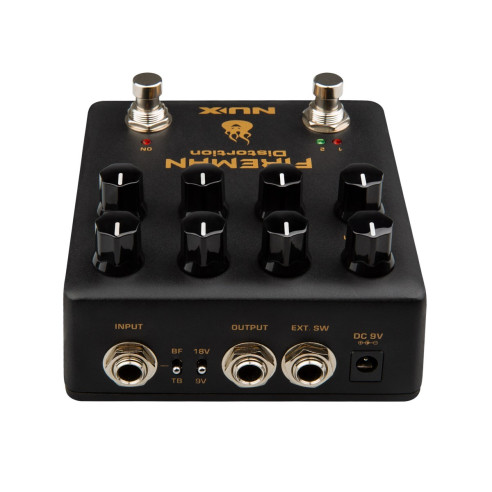 NUX NDS5 Fireman  Pedal Distorsionador de 2 Canales