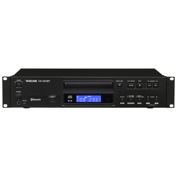 Tascam CD-200BT Reproductor de CD profesional con receptor Bluetooth