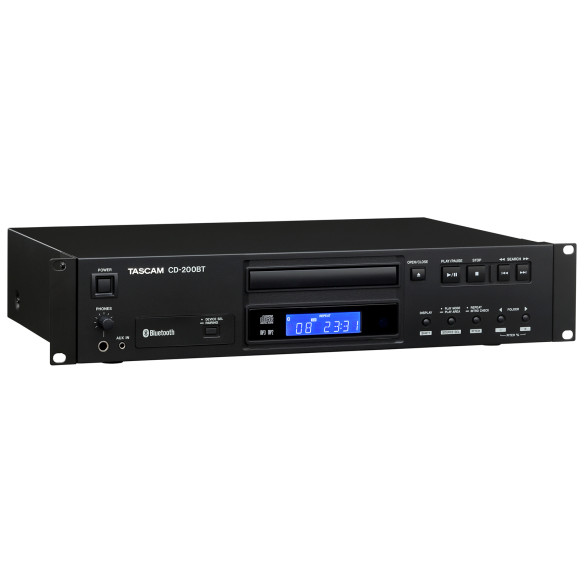 Tascam CD-200BT Reproductor de CD profesional con receptor Bluetooth