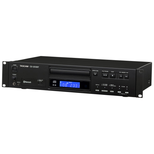 Tascam CD-200BT Reproductor de CD profesional con receptor Bluetooth