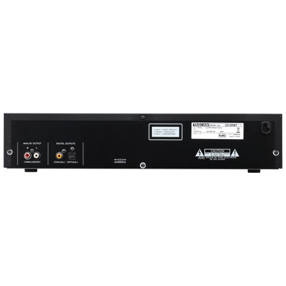 Tascam CD-200BT Reproductor de CD profesional con receptor Bluetooth