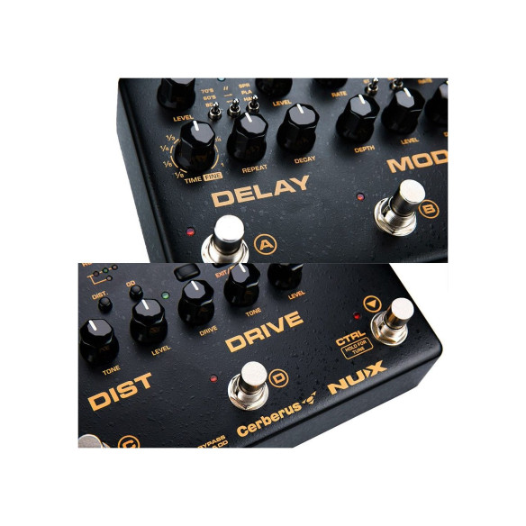 Nux CERBERUS Pedalera Multiefectos para Guitarra