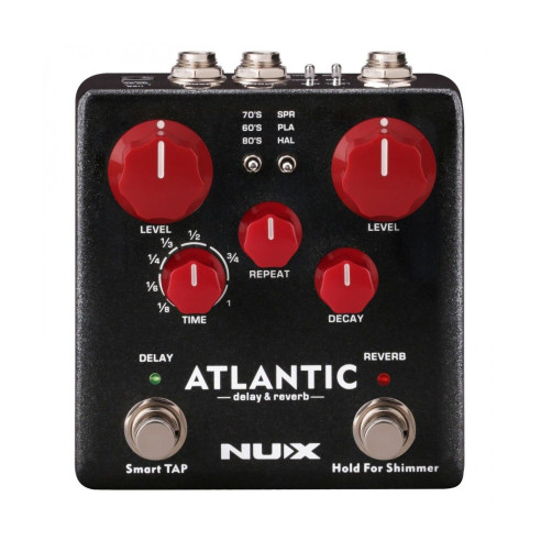 Nux NDR-5 ATLANTIC  Pedal de Delay y Reverb