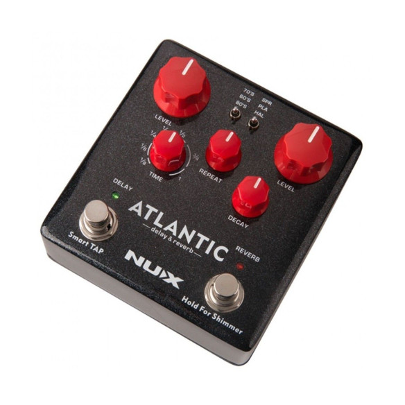 Nux NDR-5 ATLANTIC  Pedal de Delay y Reverb