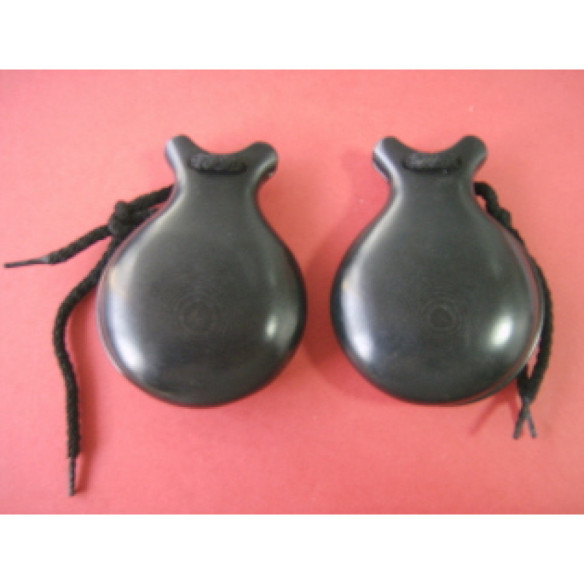 comprar Castañuelas Profesionales de Fibra de Vidrio Negra JALE nº8.
