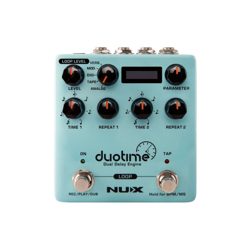 Nux NDD-6 DUOTIME DUAL DELAY  Pedal Guitarra Delay Stereo