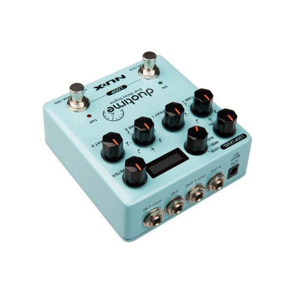 Nux NDD-6 DUOTIME DUAL DELAY  Pedal Guitarra Delay Stereo