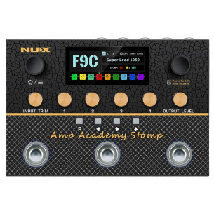 Nux AMP ACADEMY STOMP Pedalera Multi-Efectos para Guitarra