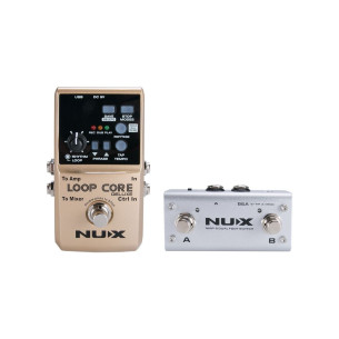 Nux LOOP CORE DELUXE Bundle Pedal Looper