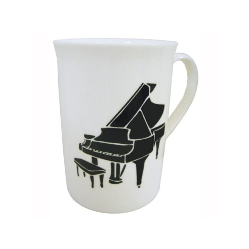 BCM02 Taza porcelana Piano de cola