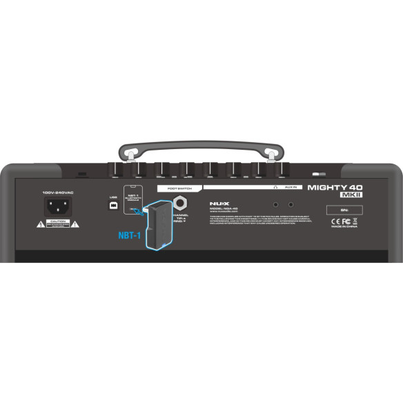 Nux MIGHTY 40 BT MKII Amplificador Combo de Guitarra