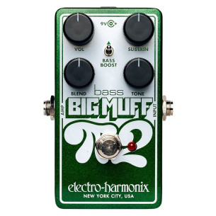 Electro Harmonix NANO BASS BIG MUFF PI 2 Fuzz Pedal Bajo eléctrico