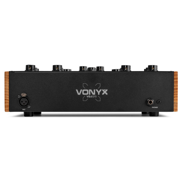 Vonyx VDJ270 Mezclador de 4 canales con Faders rotativos