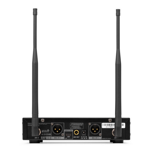 Power Dynamics PD522 Set de 2 Micros Inalámbricos de Mano UHF