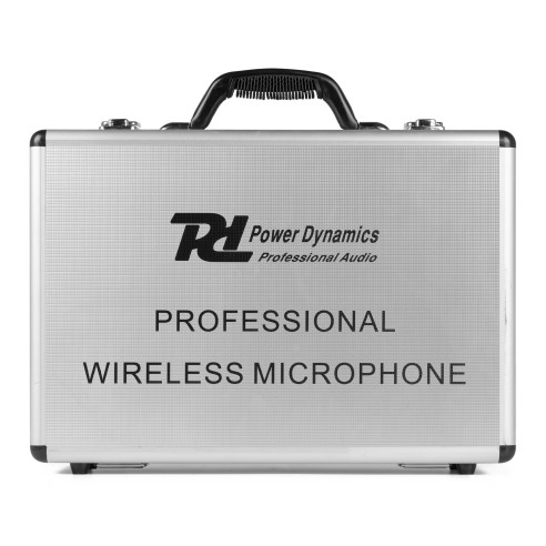 Power Dynamics PD522 Set de 2 Micros Inalámbricos de Mano UHF