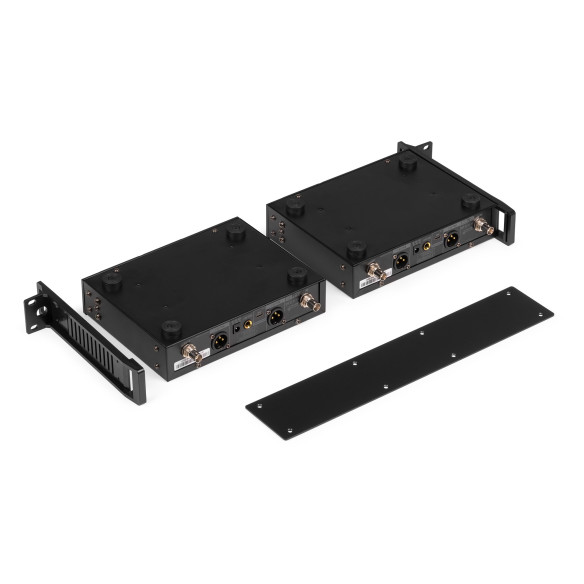 Power Dynamics PD522 Set de 2 Micros Inalámbricos de Mano UHF