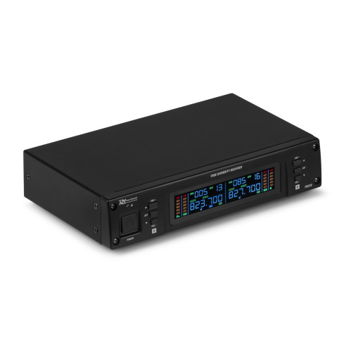 Power Dynamics PD220 Set de 2 Micros Inalámbricos de Mano UHF True Diversity