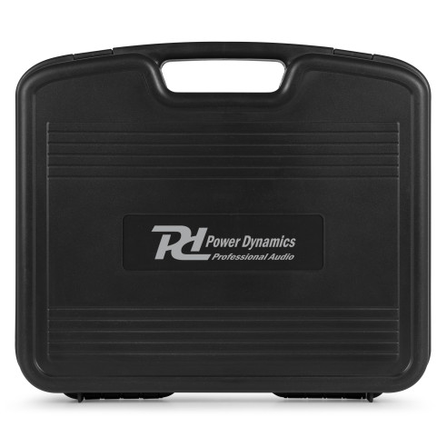 Power Dynamics PD220 Set de 2 Micros Inalámbricos de Mano UHF True Diversity