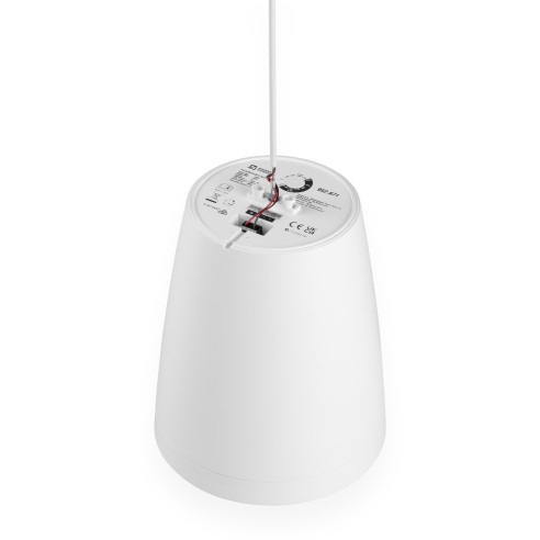 Power Dynamics PURITY 6W Altavoz Colgante Premium 100V 6.5" Blanco