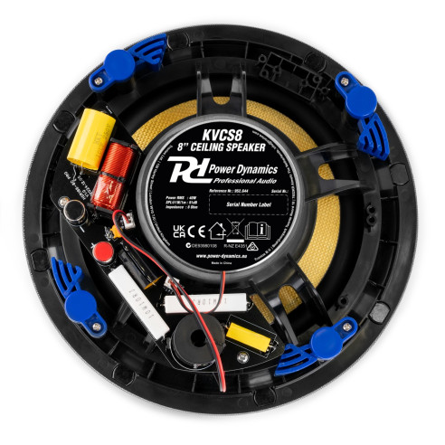 Power Dynamics KVCS 8 HQ Altavoz de techo de perfil bajo 2 vías 8"