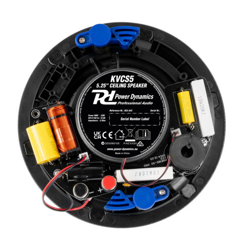 Power Dynamics KVCS 5 HQ Altavoz de techo de perfil bajo 2 vías 5.25" Blanco