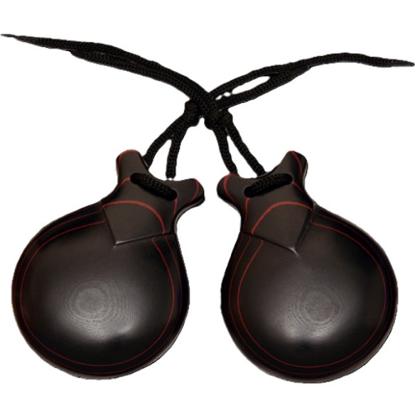 Jale Castañuelas Fibra Negra Veta Roja nº6