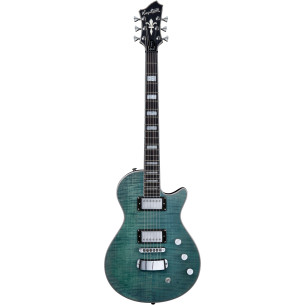 Hagstrom ULTRA MAX FSY Fall Sky Satin Guitarra Eléctrica Tipo LP