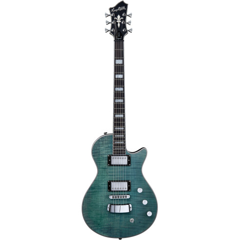 Hagstrom ULTRA MAX FSY Fall Sky Satin Guitarra Eléctrica Tipo LP