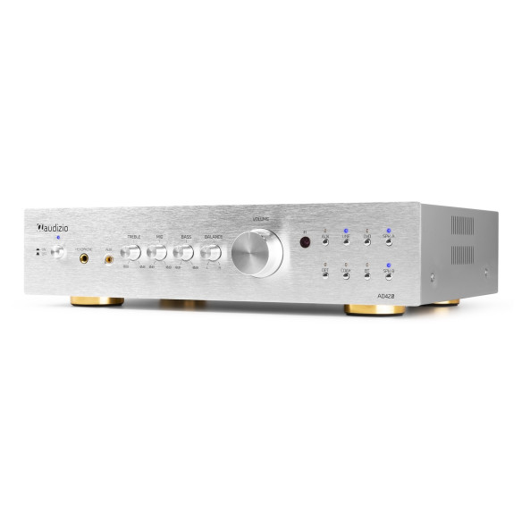 Audizio AD420A Amplificador Hifi de 4 Canales Aluminio