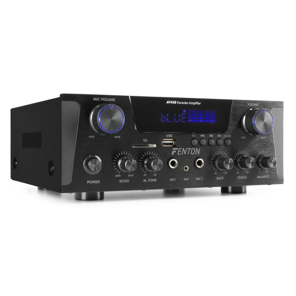 Fentom AV430B AMP Amplificador Hifi  2x300W. Negro