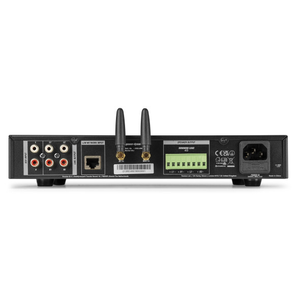 Power Dynamics WT460A Amplificador WIFI de 4 Canales Stereo