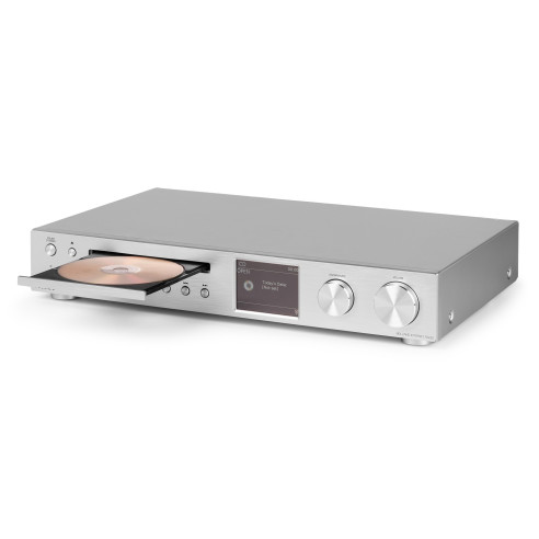 Audizio BOLZANO Receptor de Internet con Amplicador, DAB y reproductor CD Aluminio