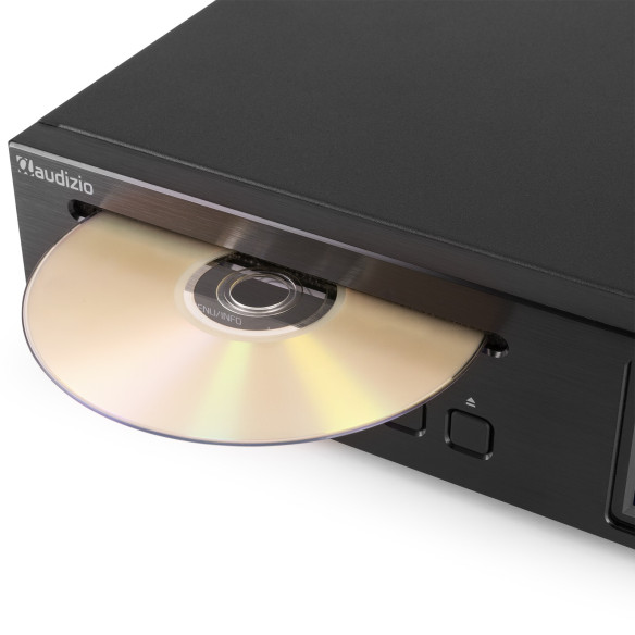 Audizio BRESCIA  Receptor de Internet con Amplificador, DAB y reproductor CD Negro