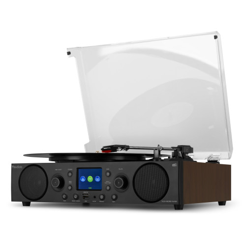Audizio TULSA Equipo de sonido Hifi con giradiscos DAB Radio